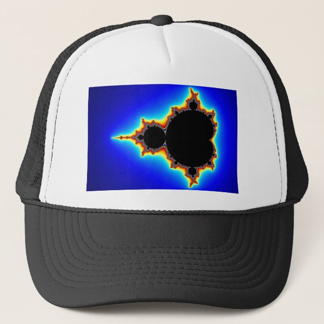 Original- Mandelbrot uppsättning 03 - Fractal Truckerkeps (Framsida)