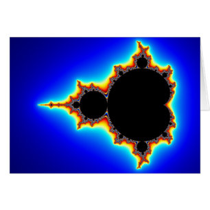 Original- Mandelbrot uppsättning 03 - Fractalkort Hälsningskort