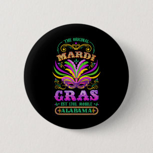 Original Mardi Gras Mobile Alabyma 1703 Knapp