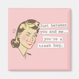 Original mellan dig & mig Trashbag Magnet