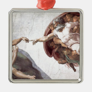 Original Michelangelo-färg i sistin chapel Rom Julgransprydnad Metall