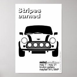 Original Mini-bilsminimalistkonst Poster
