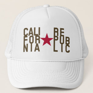 Original Mode textdesign Kalifornien-republiken Keps