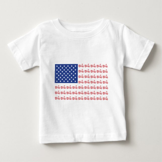 original-Motorcykel-Flagga- Tee (Framsida)