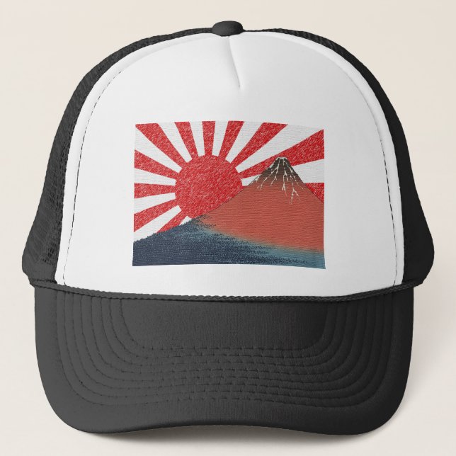 Original- Mount Fuji design Keps (Framsida)