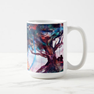 Original- mugg för trädkonstkaffe