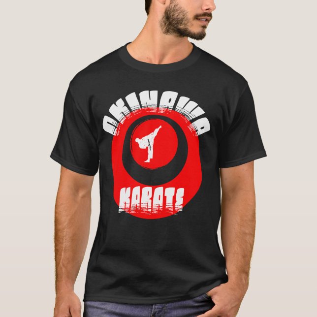 Original Okinawa Karate Design T-shirt (Framsida)