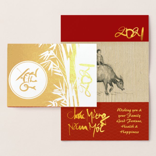 Original Ox Child-tavla 2021 Luxury Foil GC2 Folierat Kort (Display)