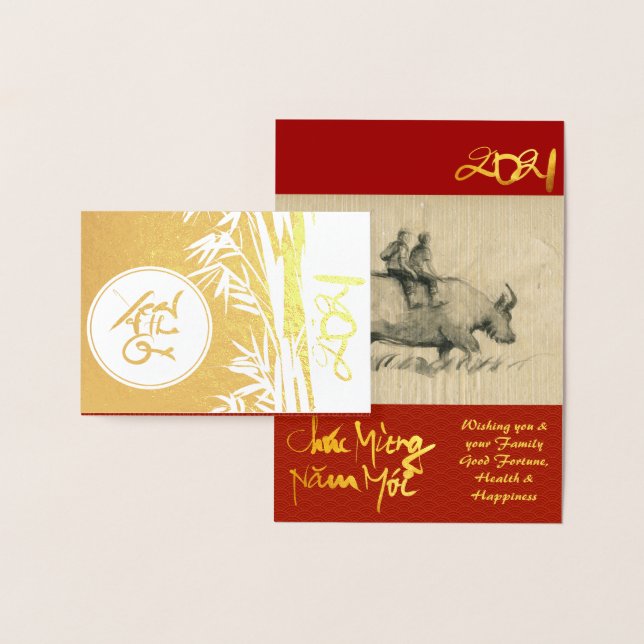 Original Ox Children-målning 2021 Luxury Foil GC2 Folierat Kort (Display)