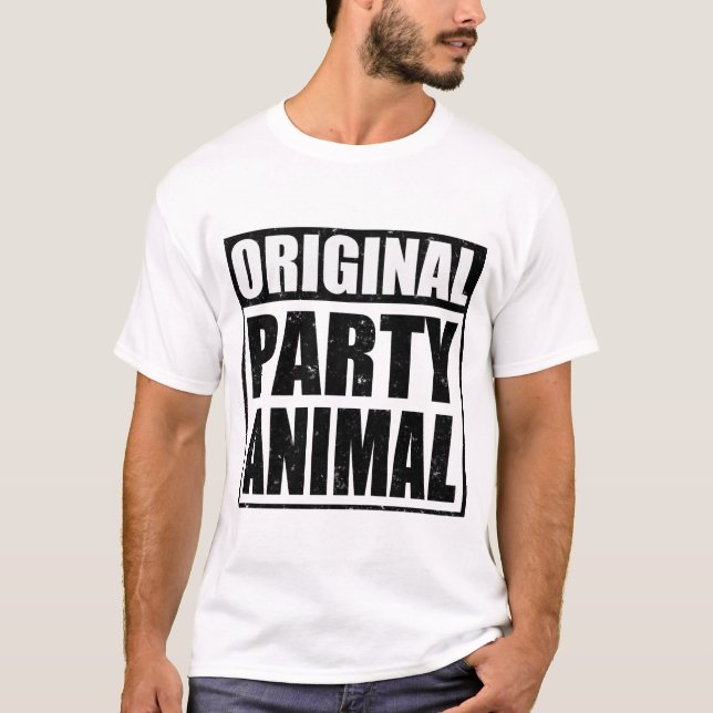 ORIGINAL PARTY ANIMAL TEE SHIRT (Framsida)