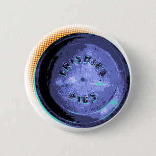 Original- Pop-Konst för FrisbeepajTin Knapp