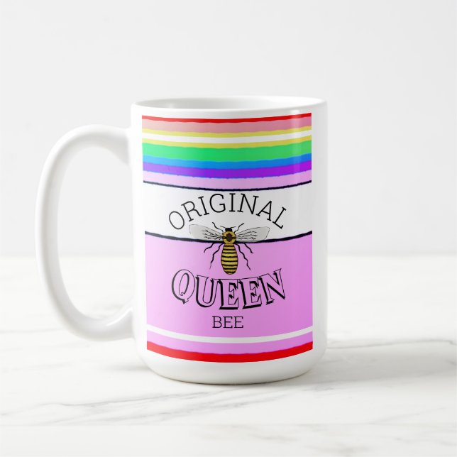Original Queen Bee Rand Kaffemugg (Vänster)