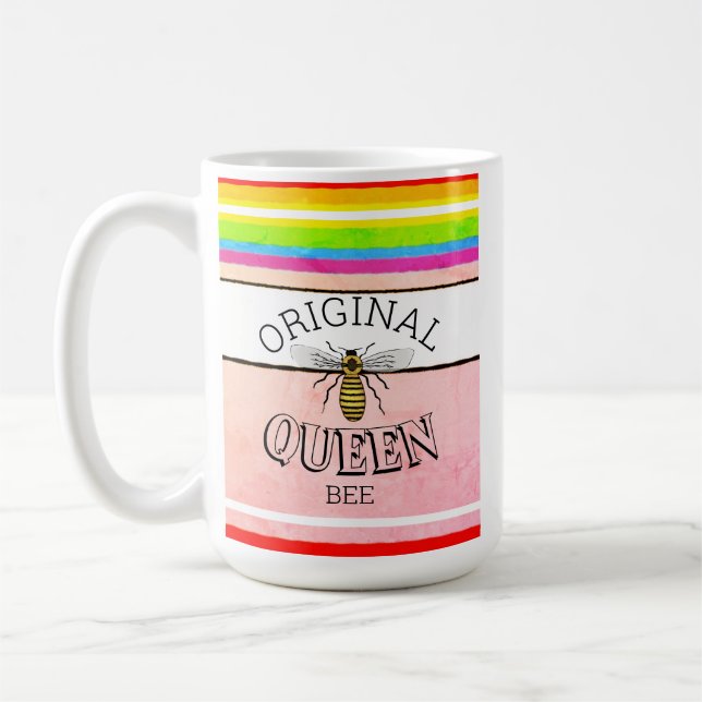 Original Queen Bee Rand Kaffemugg (Vänster)