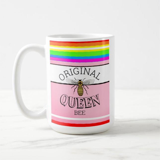 Original Queen Bee Rand Kaffemugg (Vänster)