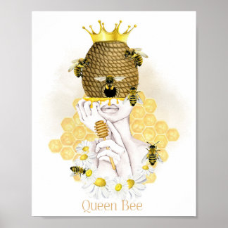 Original Queen Bee Skriv ut Poster
