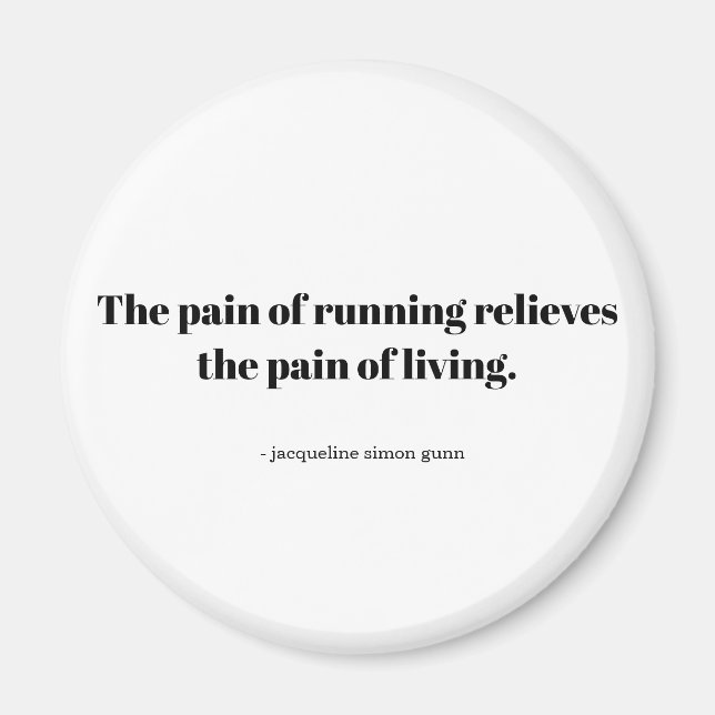 Original quote for runners. magnet (Framsidan)