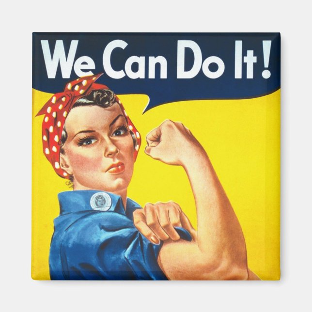 Original Rosie the Riveter Magnet (Framsidan)