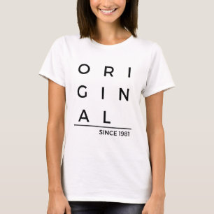 Original sedan 1981 Födelseår T Shirt