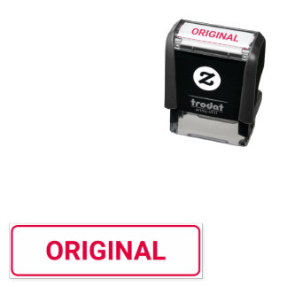 ORIGINAL Self Inking Rubber Frimärke Självfärgande Stämpel