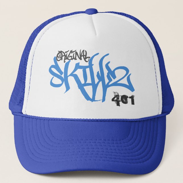 Original- Skillz logotyp (ny blått Keps (Framsida)