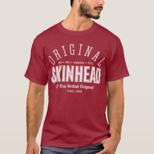 Original- Skinhead - vittext Tee Shirt