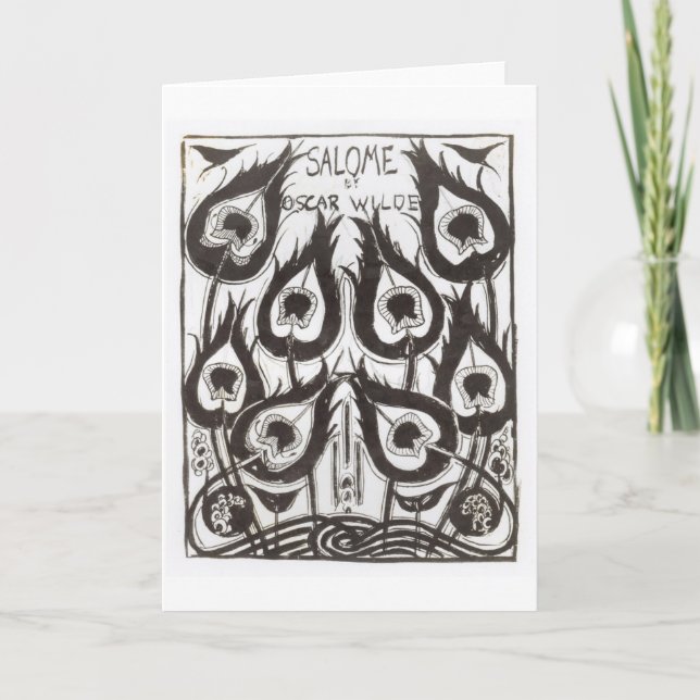 Original skissar för täcka av "Salome" vid Oscar Kort (Framsida)