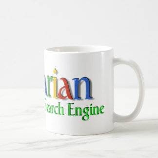 Original- sökandemotor för bibliotekarie kaffemugg