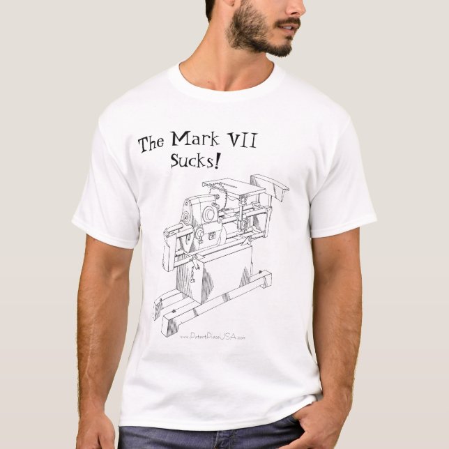 Original, "som markera VII suger!",  Skjorta Tee Shirt (Framsida)