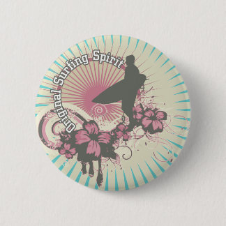 Original som surfar andeTshirts och gåvor Knapp