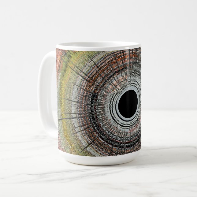 Original spin art kaffemugg (Framsida vänster)