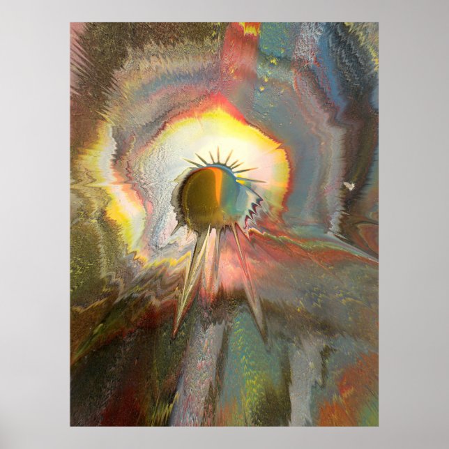 Original spin art poster (Framsidan)