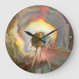 Original spin art stor klocka