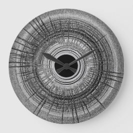 Original spin art stor klocka