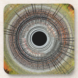 Original spin art underlägg