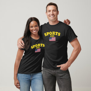Original SPORTS USA flagga true Classic Mode T Shirt