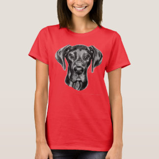 Original- teckning för great dane från sången tee