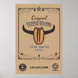 Original Texas Pecan Poster