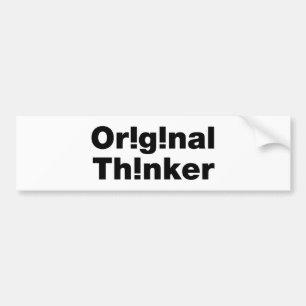 Original Thinker Bildekal