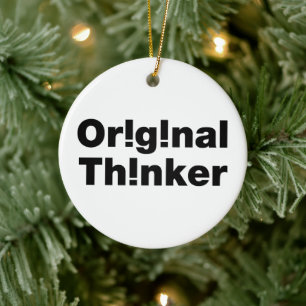 Original Thinker Julgransprydnad Keramik