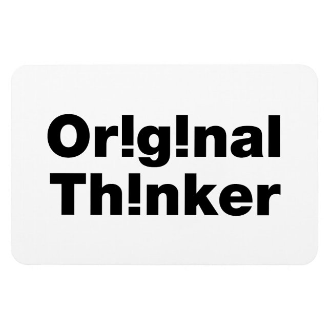 Original Thinker Magnet (Horisontell)