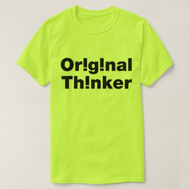 Original Thinker T Shirt (Design framsida)