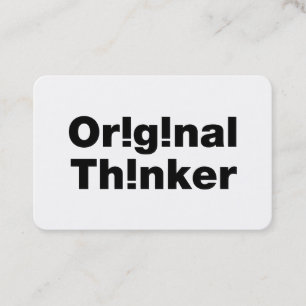 Original Thinker Visitkort