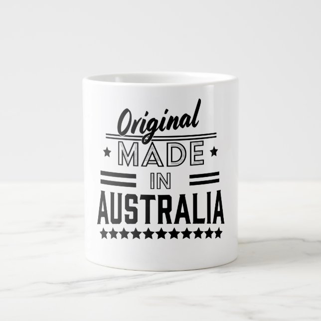 Original tillverkad i Australien Jumbo Mugg (Framsidan)