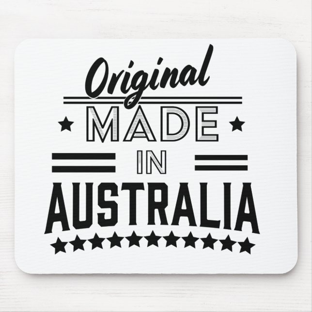 Original tillverkad i Australien Musmatta (Framsidan)