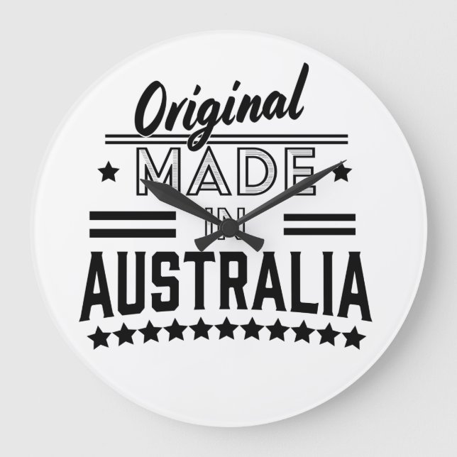 Original tillverkad i Australien Stor Klocka (Framsida)