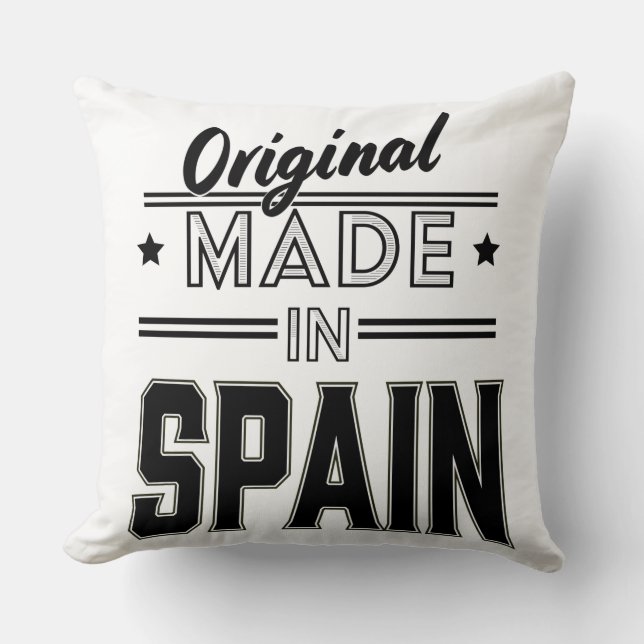 Original tillverkad i Spanien Kudde (Framsida)