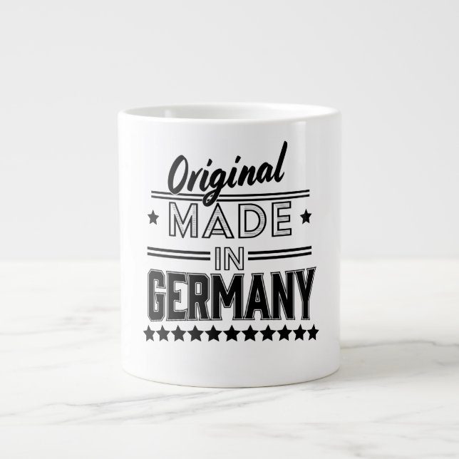 Original tillverkad i Tyskland Jumbo Mugg (Framsidan)