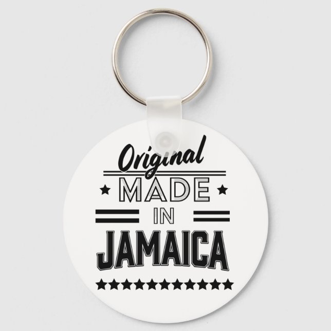 Original tillverkat i Jamaica Nyckelring (Framsida)