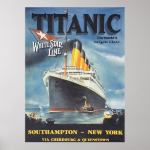 Original Titanic Poster återskapa