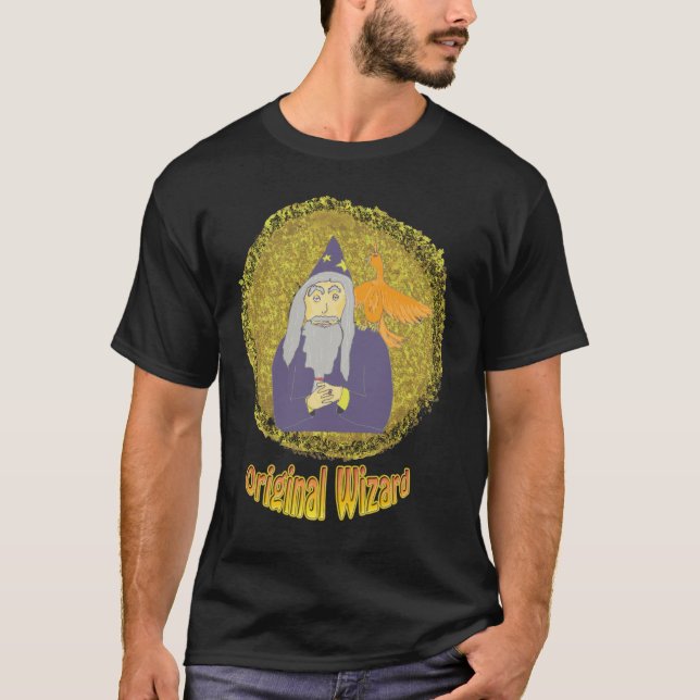 Original- trollkarlmörkT-tröja T-shirt (Framsida)